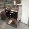 Used Mibrasa HMB-110 Solid Fuel Charcoal Oven With 2 Shelves and Heating Rack - ST25UK272