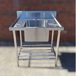 Used Stainless Steel Sink Single Bowl - ST25UK141