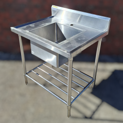 Used Stainless Steel Sink Single Bowl - ST25UK141