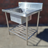 Used Stainless Steel Sink Single Bowl - ST25UK141