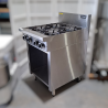 Used Cobra C6D 4 Burner Cooktop With Open Cabinet Base - ST25UK303