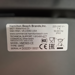 Used Hamilton Beach HMD900-CE Mix 'n' Chill Programmable Drink Mixer - ST25UK309