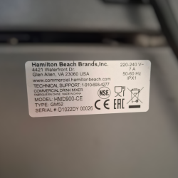 Used Hamilton Beach HMD900-CE Mix 'n' Chill Programmable Milkshake Mixer - ST25UK310