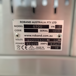 Used Roband G700 Hotplate 700mm Wide - ST25UK322