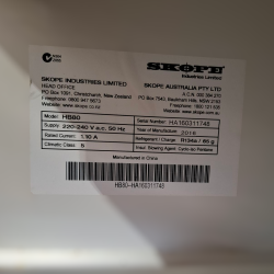 Used Skope HB80 Glass Door Compact Display Fridge - ST25UK339