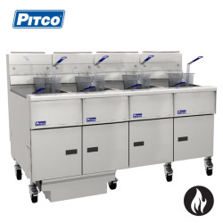Pitco SG14R-4/FD 4 Bank Gas...