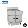 Pitco SE14-2/FD 2 Bank Electric Deep Fryer with Filter Drawer System 22lt