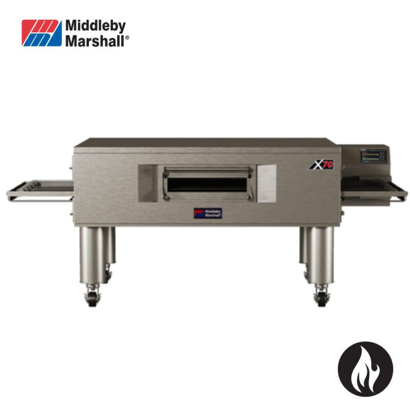 Middleby Marshall X70 X-series 70 inch Gas Conveyor Pizza Oven with Stand