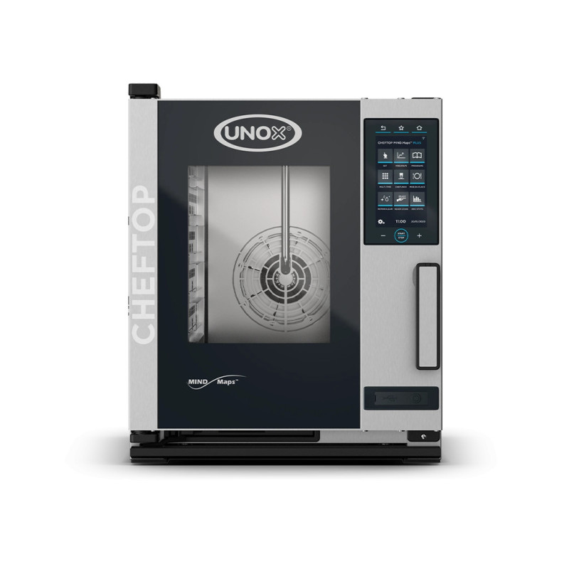 Unox XECC-0513-EPRM-MS CHEFTOP MIND.Maps PLUS Combi Steamer Electric 5 Tray GN 1/1