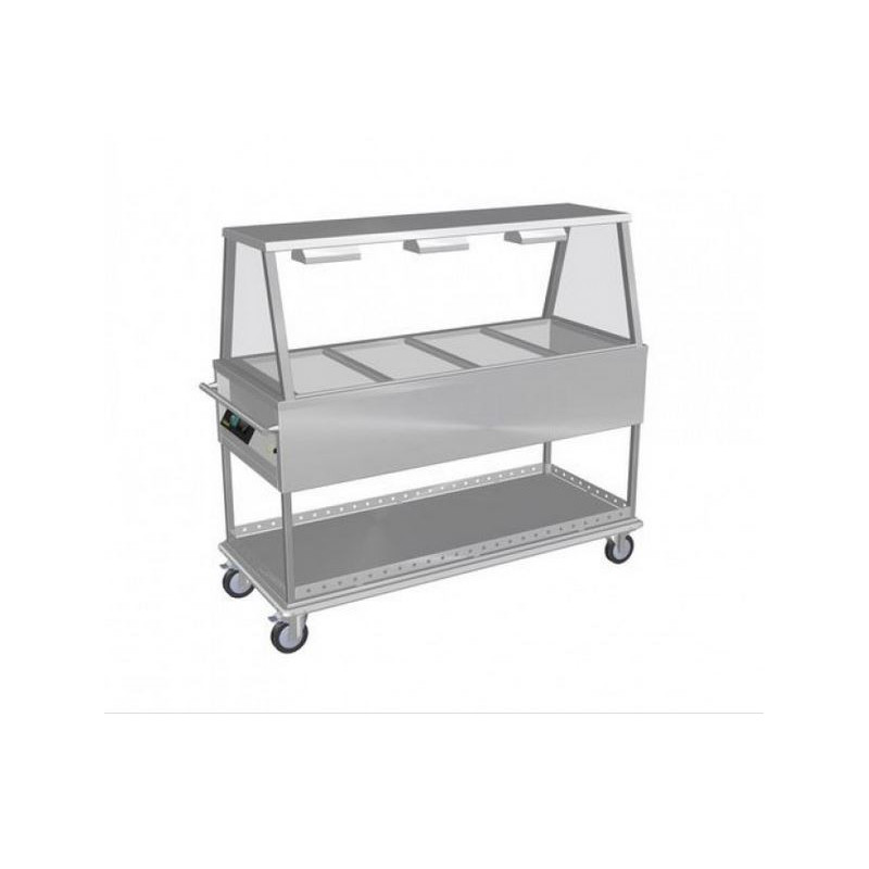 Culinaire Mobile Bain Marie with A Frame Gantry - CH.BMM.GA.3