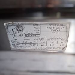 Used Waldorf GP8600G-LS Gas Griddle 600mm Wide - ST25UK277