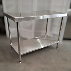 Used Simply Stainless SS01.1200 Work Bench 1200mm Wide - ST25UK397