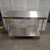 Used Simply Stainless SS01.1200 Work Bench With Undershelf - ST25UK399