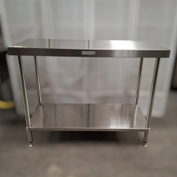 Used Simply Stainless SS01.1200 Work Bench With Undershelf - ST25UK399