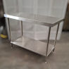 Used Simply Stainless SS01.1200 Work Bench With Undershelf - ST25UK399