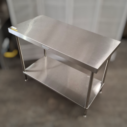 Used Simply Stainless SS01.1200 Work Bench With Undershelf - ST25UK399