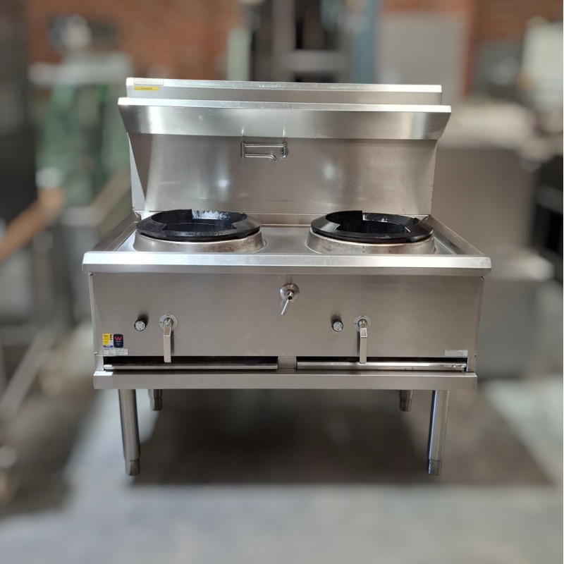 Used Luus WX-2C Two Hole Compact Waterless Wok - ST25UK357