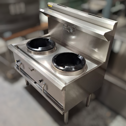 Used Luus WX-2C Two Hole Compact Waterless Wok - ST25UK357