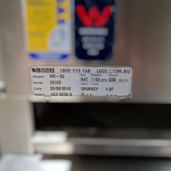 Used Luus WX-2C Two Hole Compact Waterless Wok - ST25UK357