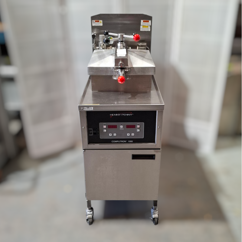 Used Henny Penny PFG 600 with 1000 Computron Control Four Head Pressure Fryer - ST25UK385