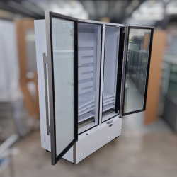 Ex-Display Skope BME1200N-A White 2 Glass Door Display Fridge - ST25NK365