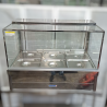 Used Roband S23RD Square Glass Hot Food Display Bar with Roller Doors - ST25UK416