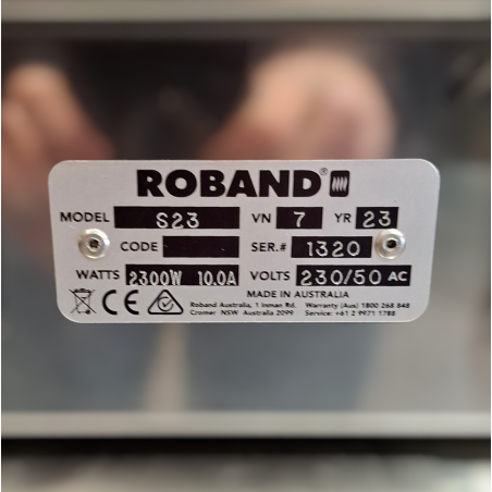 Used Roband S23RD Hot Food Display Bar with Roller Doors - 27L
