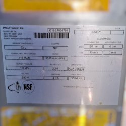 Used Pitco SSH75C-FD/FF 2 Bank Gas Deep Fryer with Filtration, Computer Controls and Automatic Basket Lift - ST25UK384