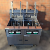 Used Pitco SSH75C-FD/FF 2 Bank Gas Deep Fryer with Filtration, Computer Controls and Automatic Basket Lift - ST25UK384