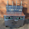 Used Pitco SSH75C-FD/FF 2 Bank Gas Deep Fryer with Filtration, Computer Controls and Automatic Basket Lift - ST25UK384