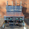 Used Pitco SSH75C-FD/FF 2 Bank Gas Deep Fryer with Filtration, Computer Controls and Automatic Basket Lift - ST25UK384