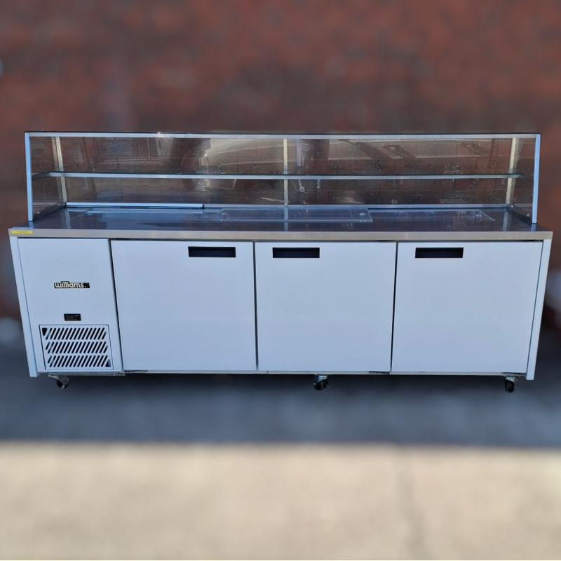 Used Williams Jade HJ3SCBA Sandwich Prep 3 Door Refrigerator - ST25UK413