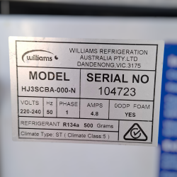 Used Williams Jade HJ3SCBA Sandwich Prep 3 Door Refrigerator - ST25UK413