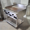 Used Luus CS-9P Gas 900mm Griddle With Stand - ST25UK411