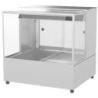 Woodson Square Glass 2 Module Hot Food Display- W.HFSQ22