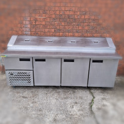 Used Anvil UBP2400 Under Bar Pizza Bar 2400mm - ST25UK260