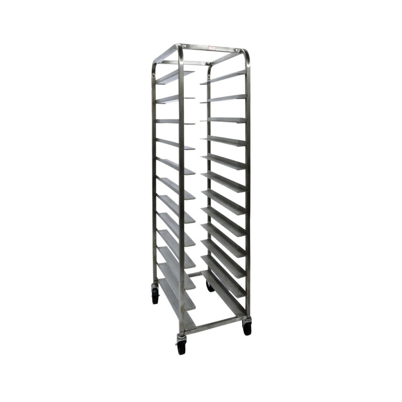 Never Used TR12SS Trolley 12 Shelf Rack Stainless Steel 600 x 400 - ST25UK429