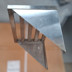 Used Stainless Steel Wall Shelf 430mm Wide - ST25UK439