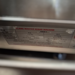 Used Flame Master FMKM-4 Kebab Machine 4 Burner - ST25UK414
