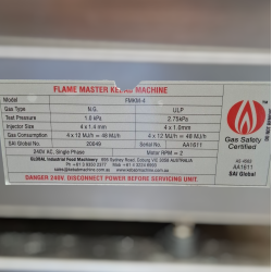 Used Flame Master FMKM-4 4 Burner Kebab Machine - ST25UK415