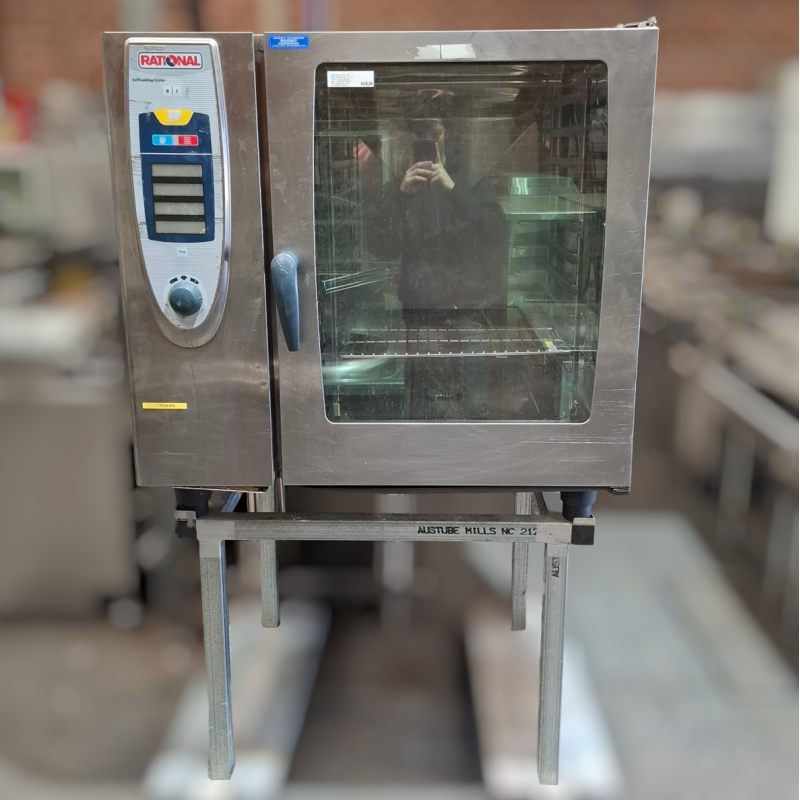 Used Rational SCC 102 SelfCookingCenter Hand Load 20 Tray Electric Combi Steamer - ST25UK455