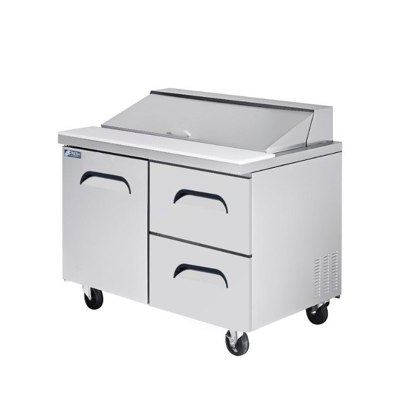 FRESH REFRIGERATION SALAD & SANDWICH PREP TABLE ( DRAWER ) - FSU-48-D4