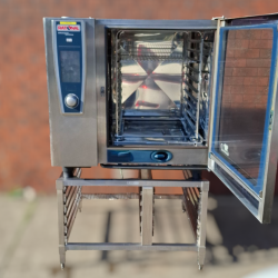 Used Rational SCC WE 102 SelfCookingCenter Whitefficiency  20 Tray Electric Combi Oven - ST25UK453