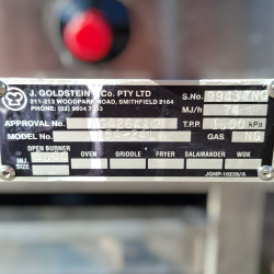 Used Goldstein RBA24L 600mm Gas Char Grill - ST26UK002