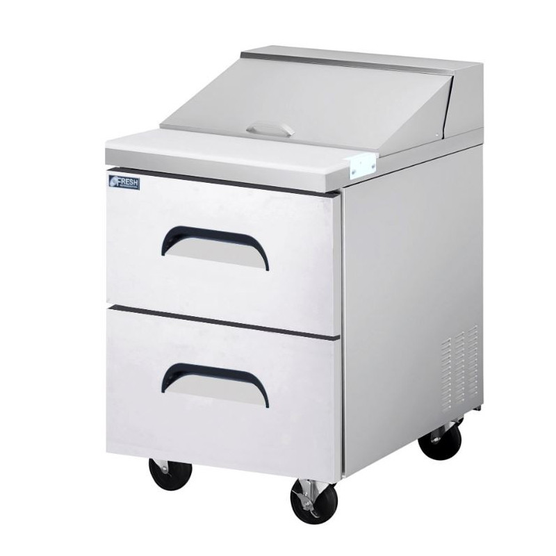 FRESH REFRIGERATION MEGATOP SANDWICH PREP TABLE ( DRAWER ) - FMU-28-D2