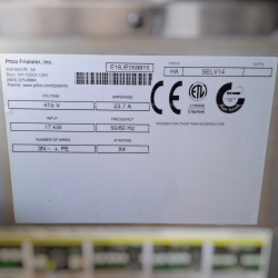 Used Pitco SELV14-4 Electric 4 Bank Deep Fryer with Filter Drawer System - ST25UK237