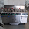 Used Pitco SELV14-4 Electric 4 Bank Deep Fryer with Filter Drawer System - ST25UK237