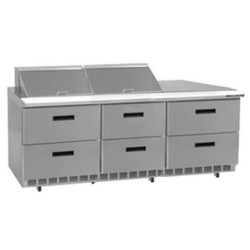 FRESH REFRIGERATION MEGATOP SANDWICH PREP TABLE ( DRAWER ) - FMU-72-D6