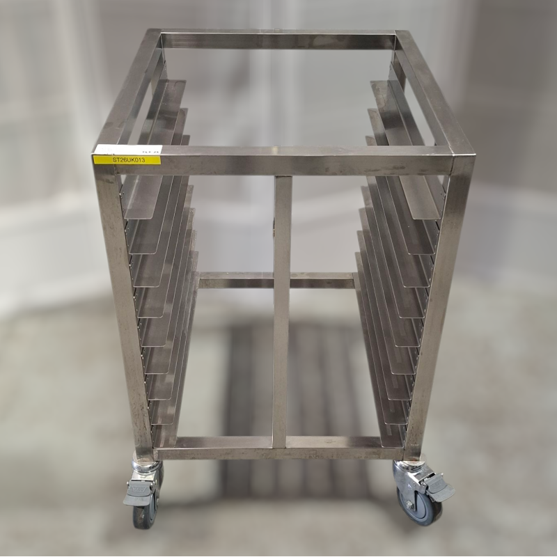 Used Stainless Steel Oven Stand With GN Pan Shelves - ST26UK013