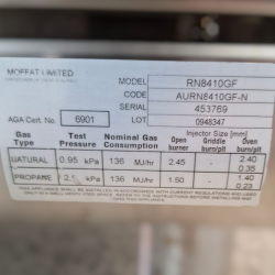 Used Waldorf RN8410GF Gas Range Static Oven - ST25UK154